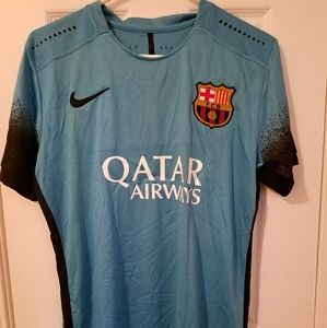 *SOLD* FCB Qatar Airways shirt and shorts